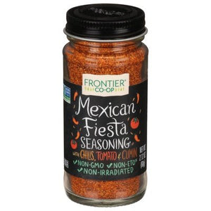 Frontier Nat Prod Co-Op Seasoning Mexican Fiesta 2.12 OZ [UNFI #0439646] [ebt]