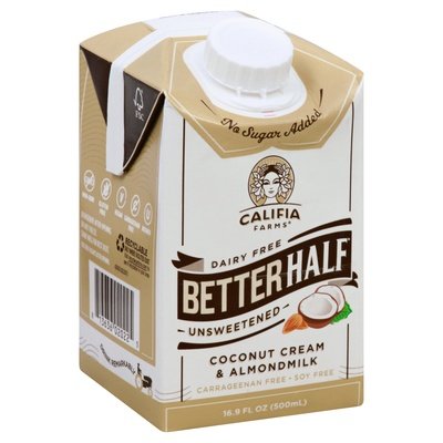 Califia Farms Better Half Dairy Free Unsweetened 6/16.9 OZ [UNFI #1791482] [ebt]