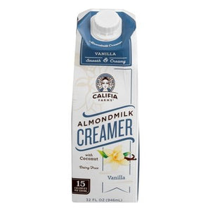 Califia Farms Creamer Almondmilk Dairy Free Vanilla 6/32 OZ [UNFI #1697184] [ebt]