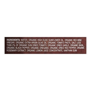 Organicville Vinaigrette & Marinade Sundried Tomato & Garlic 6/8 OZ [UNFI #0570952] [ebt]