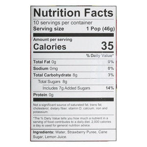 Chloes Pops Strawberry & Lemon Marvel Spider-Man 6/10/1.5FZ [UNFI #2541944] [ebt]