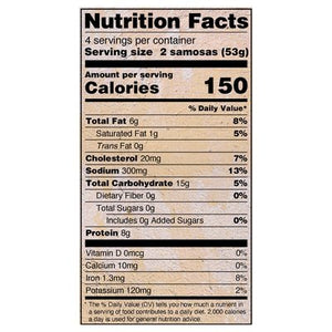 Deep Chicken Tikka Samosas Medium Spice 12/7.5 OZ [UNFI #2502748] [ebt]