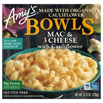 Amys Mac & 3 Cheese 12/8.25 OZ [UNFI #2521482] [ebt]
