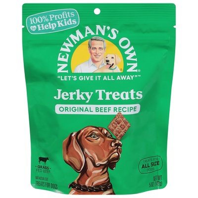 Newmans Own Treats for Dogs Jerky Treats Original Beef Recipe 6/5 OZ [UNFI #2384147] T