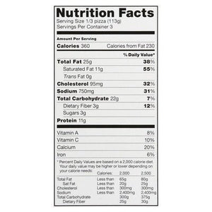 Cappellos Pizza Italian Sausage 6/12 OZ [UNFI #2398840] [ebt]