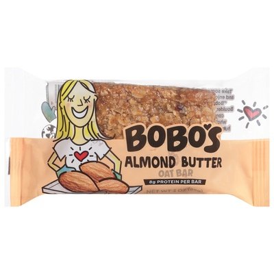 Bobos Oat Bars Oat Bar Almond Butter 12/3 OZ [UNFI #1000033] [ebt]