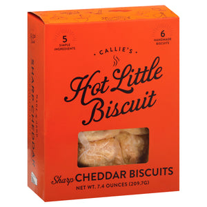 Callies Biscuit Biscuit Sharp Cheddar Hot Little 6/7.4 OZ [UNFI #3139813] [ebt]