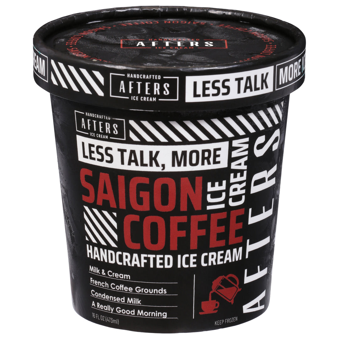 Afters Ice Cream Ice Cream Saigon Coffee Handcrafted 8/16 FZ [UNFI #3091014] [ebt]