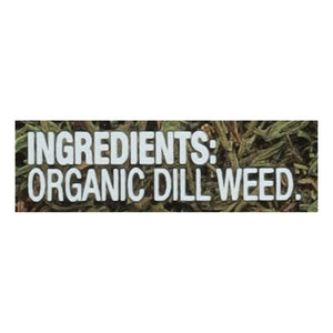 Simply Organic Dill Weed 6/.81 OZ [UNFI #3004504] [ebt]