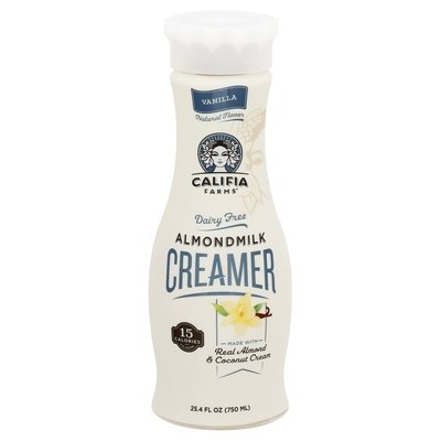 Califia Farms Creamer Almondmilk Dairy Free Vanilla 6/25.4 OZ [UNFI #2063337] [ebt]