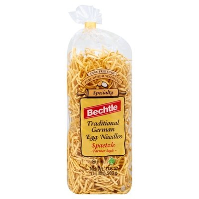 Bechtle Egg Noodles Traditional German Spaetzle Farmer Style 12/17.6 OZ [UNFI #0309468] [ebt]