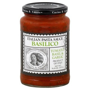 Cucina & Amore Pasta Sauce Italian Basilico Tomato Basil & Garlic 6/16.8 OZ [UNFI #1314731] [ebt]