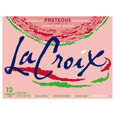 Lacroix Sparkling Water Pasteque Watermelon 2/12/12OZ [UNFI #2550119] [ebt] D