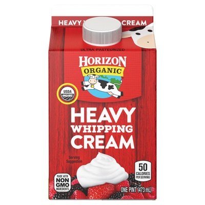 Horizon Heavy Whipping Cream 12/16 OZ [UNFI #0945634] [ebt]