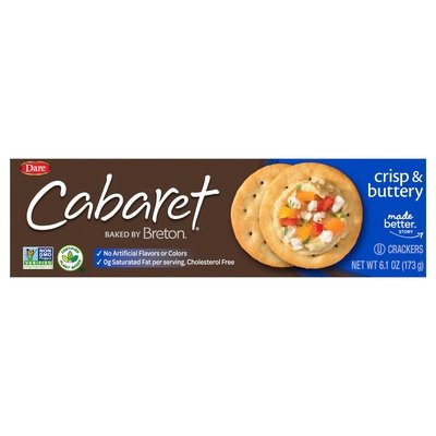 Breton/Dare Crackers Crisp & Buttery 12/6.1 OZ [UNFI #2813400] [ebt]