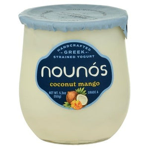 Nounos Yogurt Greek Strained Coconut Mango 8/5.3 OZ [UNFI #2692671] [ebt]