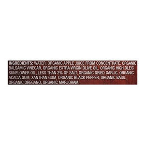 Organicville Vinaigrette & Marinade Balsamic With Olive Oil 6/8 OZ [UNFI #0570879] [ebt]