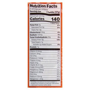 Food For Life Tortillas Sprouted Flourless Original 12/12 OZ [UNFI #155093] [ebt]