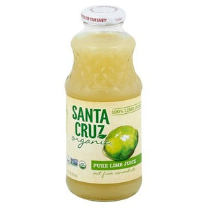 Santa Cruz Organic 100% Juice Pure Lime 8/16 OZ [UNFI #2462711] [ebt]