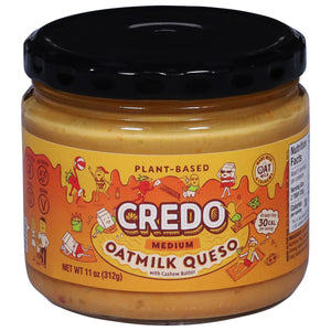 Credo Queso with Cashew Butter Medium Plant-Based 6/11 OZ [UNFI #3004009] [ebt]