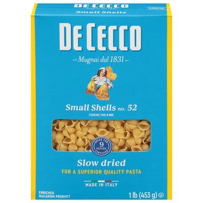 Dececco Small Shells No. 52 20/16 OZ [UNFI #0337568] [ebt]
