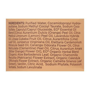 Eo Hand Soap Orange Blossom & Vanilla Be Happy 12.OZ [UNFI #2604379] T