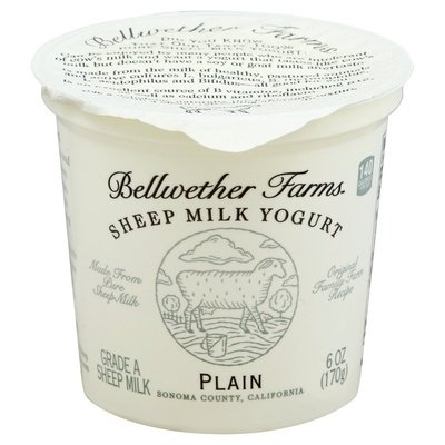 Bellwether Farms Yogurt Sheep Milk Plain 12/6 OZ [UNFI #1200443] [ebt]