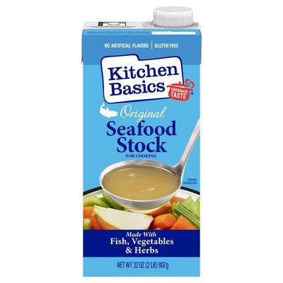 Kitchen Basics Seafood Stock Original 12/32 OZ [UNFI #0484089] [ebt]