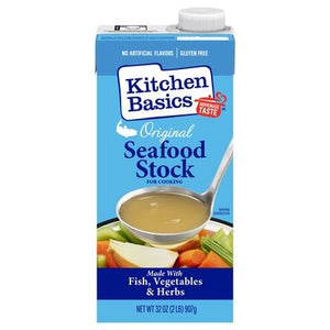 Kitchen Basics Seafood Stock Original 12/32 OZ [UNFI #0484089] [ebt]