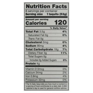 Starlite Cuisine Taquitos Chorizo & Black Bean 6/14 OZ [UNFI #1502889] [ebt]