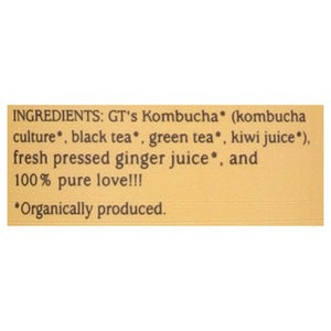 Gts Kombucha Raw Gingerade 12/10 OZ [UNFI #2931533] [ebt]