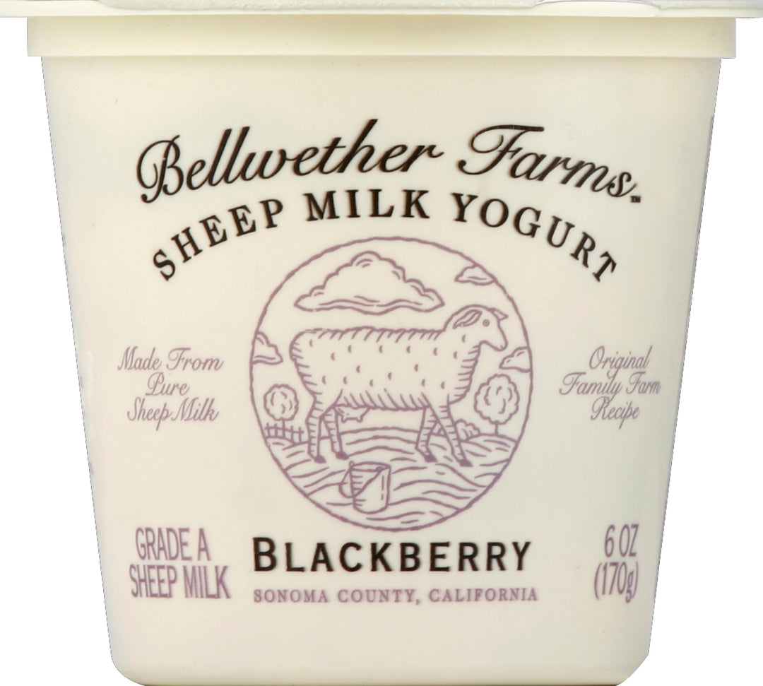 Bellwether Farms Yogurt Sheep Milk Blackberry 12/6 OZ [UNFI #1200476] [ebt]