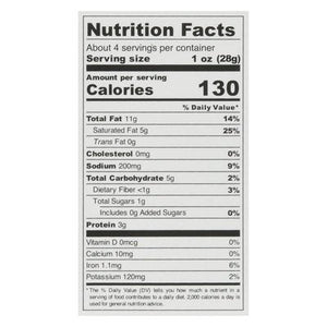 Nuts For Cheese Fermented Cashew Product Organic & Dairy-Free Smoky Gouda Style Wedge 6/4.23 OZ [UNFI #2724045] [ebt]