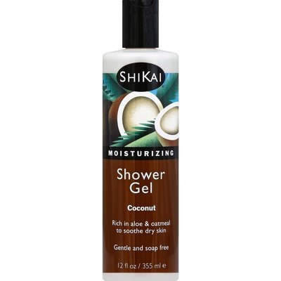 Shikai Shower Gel Moisturizing Coconut 12 OZ [UNFI #1384312] T