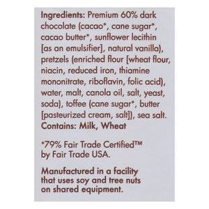 Chuao Chocolatier Dark Chocolate Bar Pretzel Toffee Twirl 10/2.8 OZ [UNFI #1809151] [ebt]