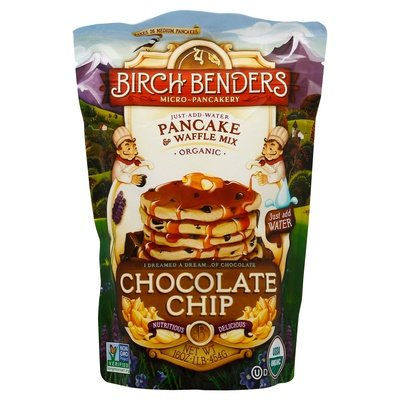 Birch Benders Pancake & Waffle Mix Organic Chocolate Chip 6/16 OZ [UNFI #1601319] [ebt]