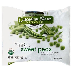 Cascadian Farm Sweet Peas Premium Organic 12/10 OZ [UNFI #626309] [ebt]