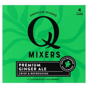 QDRINK Ginger Ale 4/7.5 OZ [UNFI #2113553] [ebt] D