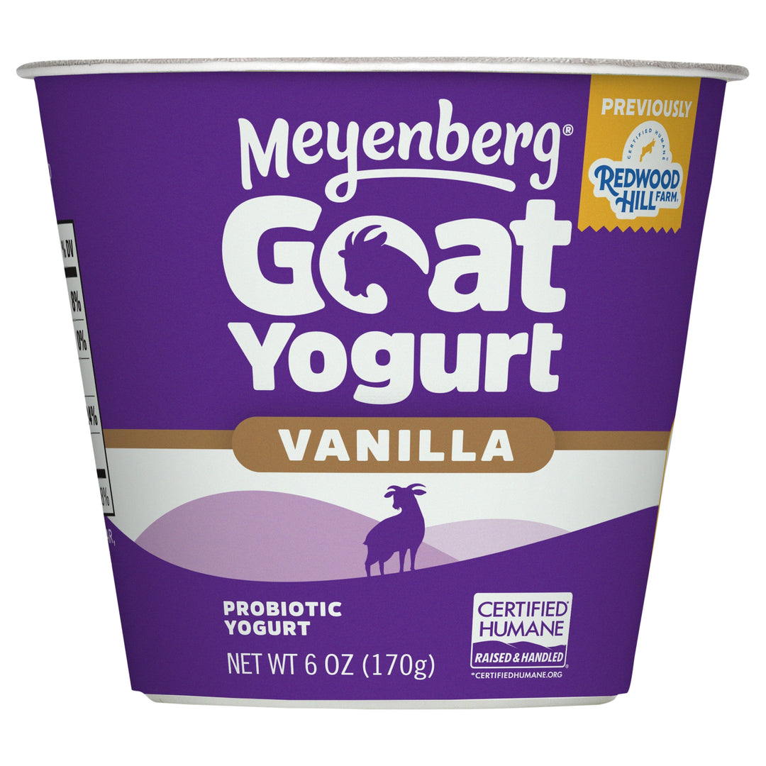 Meyenberg Goat Yogurt Probiotic Vanilla 12/6 OZ [UNFI #3135712] [ebt]