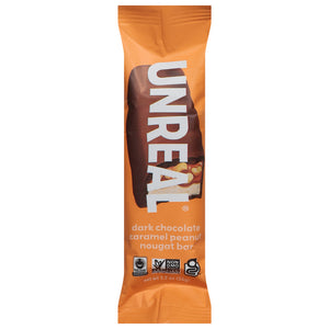 Unreal Nougat Bar Dark Chocolate Caramel Peanut 12/1.2 OZ [UNFI #2531960] [ebt]