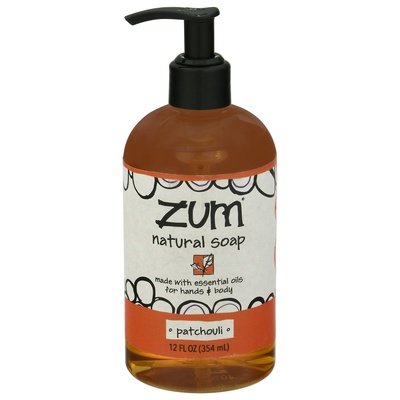 Zum Natural Soap Patchouli 12 OZ [UNFI #2709467] T