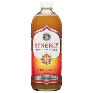 Gts Raw Kombucha Gingerade 6/48 OZ [UNFI #1779354] [ebt]