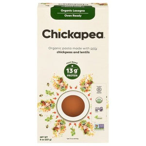 Chickapea Pasta Lasagna Organic 6/8 OZ [UNFI #2664886] [ebt]