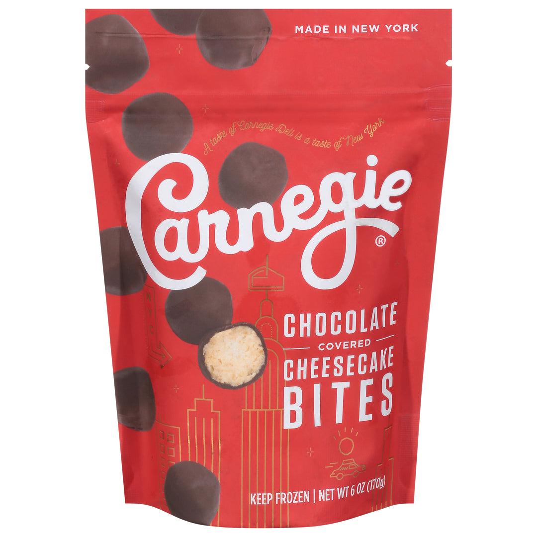 Carnegie Deli Cheesecake Bites Chocolate Covered 6/6 OZ [UNFI #2959997] [ebt]