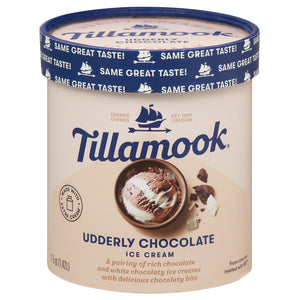 Tillamook Ice Cream Udderly Chocolate 6/1.5 QT [UNFI #2711737] [ebt]