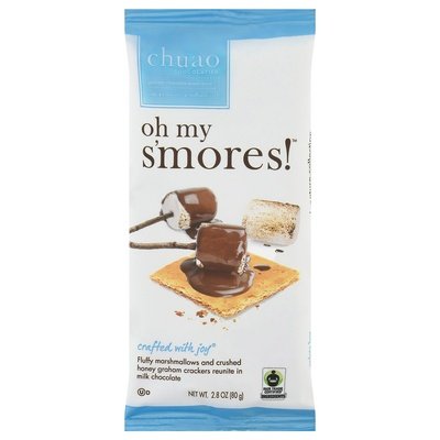 Chuao Chocolatier Milk Chocolate Bar Oh My SMores! 10/2.8 OZ [UNFI #1809144] [ebt]