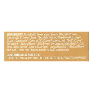 Yasso Yogurt Bar Greek Coffee Chocolate Chip 8/4/3.5 OZ [UNFI #1652155] [ebt]