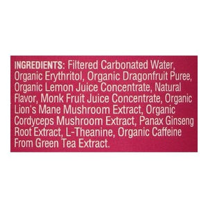 Odyssey Mushroom Elixir Sparkling Energy + Focus Dragon Fruit Lemonade 12/12 OZ [UNFI #2849404] [ebt]