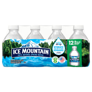 Bluetriton Brands Inc. Water 100% Natural Spring 4/12/8 FZ [UNFI #2321271] [ebt]
