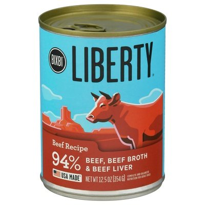 Bixbi Dog Food Beef Recipe 12/12.5 Z [UNFI #2251080] T
